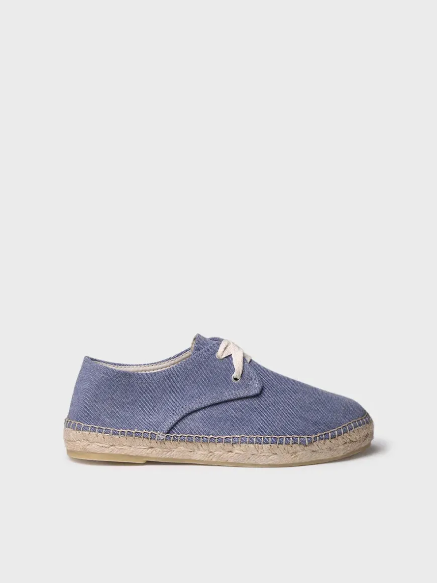ABRIL - Closed vegan espadrille for women with laces