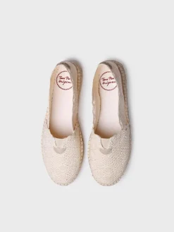 AITANA - Women's flat espadrilles in crochet