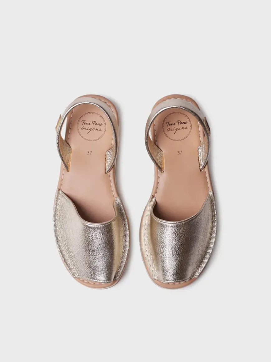 ALAIOR-P - Women's leather shoe with platform