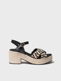 ATENES - Women's wide open heel espadrilles