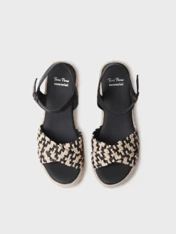 ATENES - Women's wide open heel espadrilles