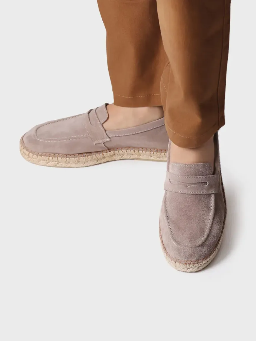 BENET - Men's espadrilles in split leather