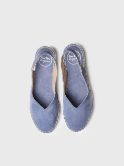 BETTY-A - Women's closed wedge espadrilles in suede