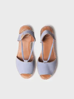BILDA - Women's suede wedge espadrilles