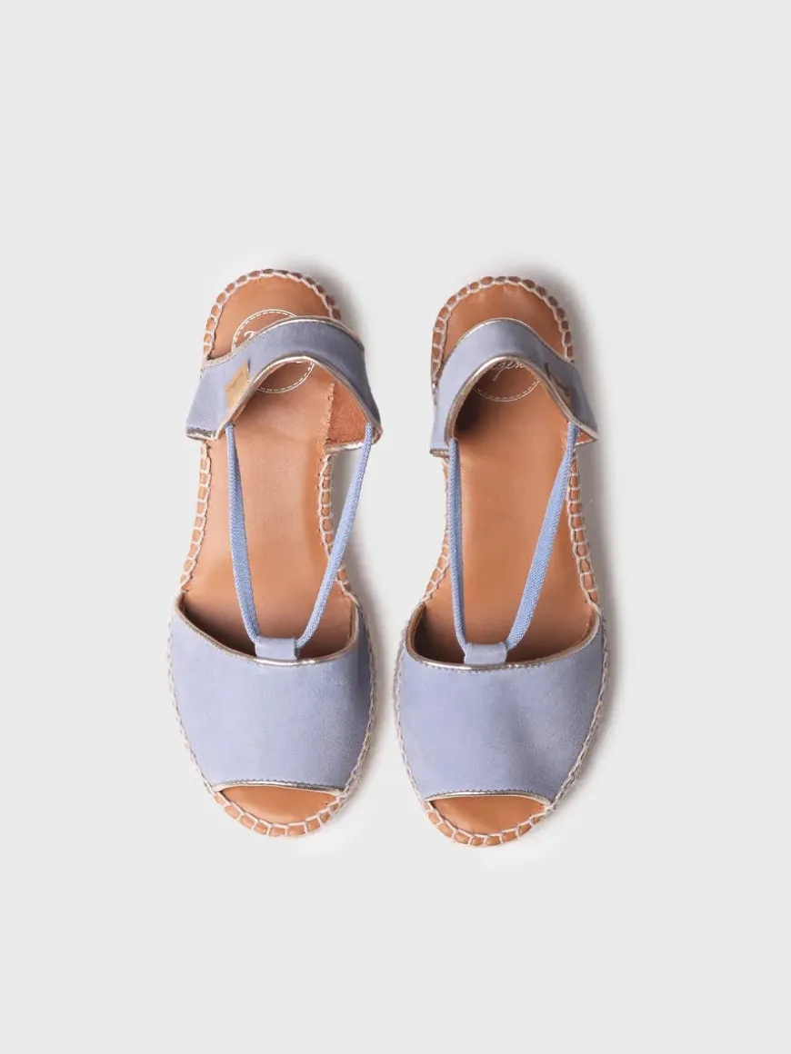 BILDA - Women's suede wedge espadrilles