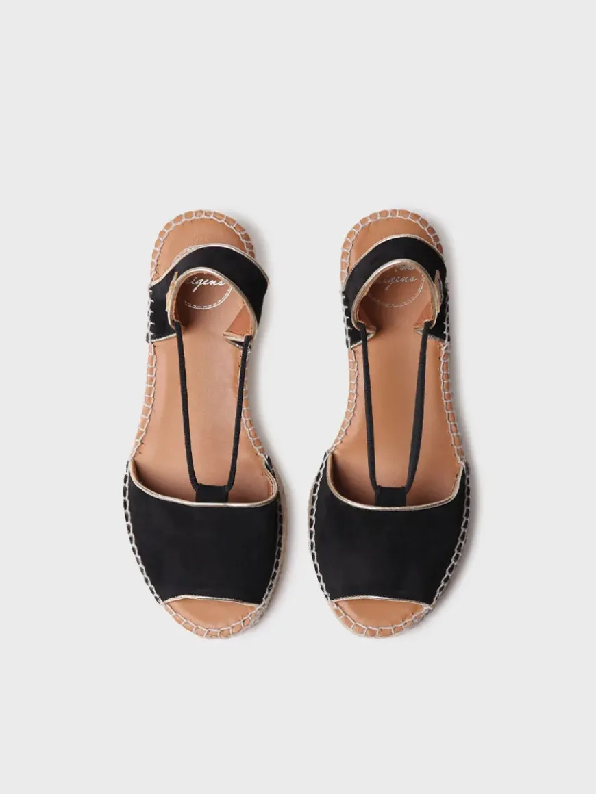 BILDA - Women's suede wedge espadrilles