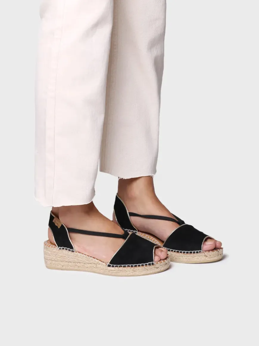 BILDA - Women's suede wedge espadrilles