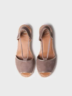 BILDA - Women's suede wedge espadrilles