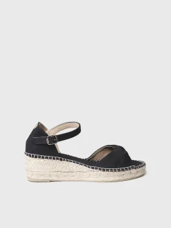 BILMA-L - Espadrilles with lace-up wedge