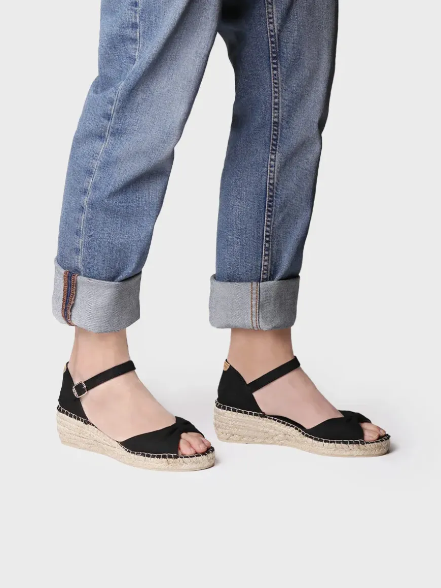 BILMA-L - Espadrilles with lace-up wedge
