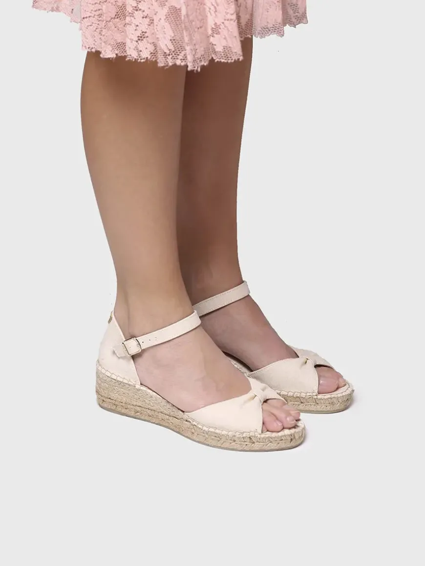 BILMA-L - Espadrilles with lace-up wedge