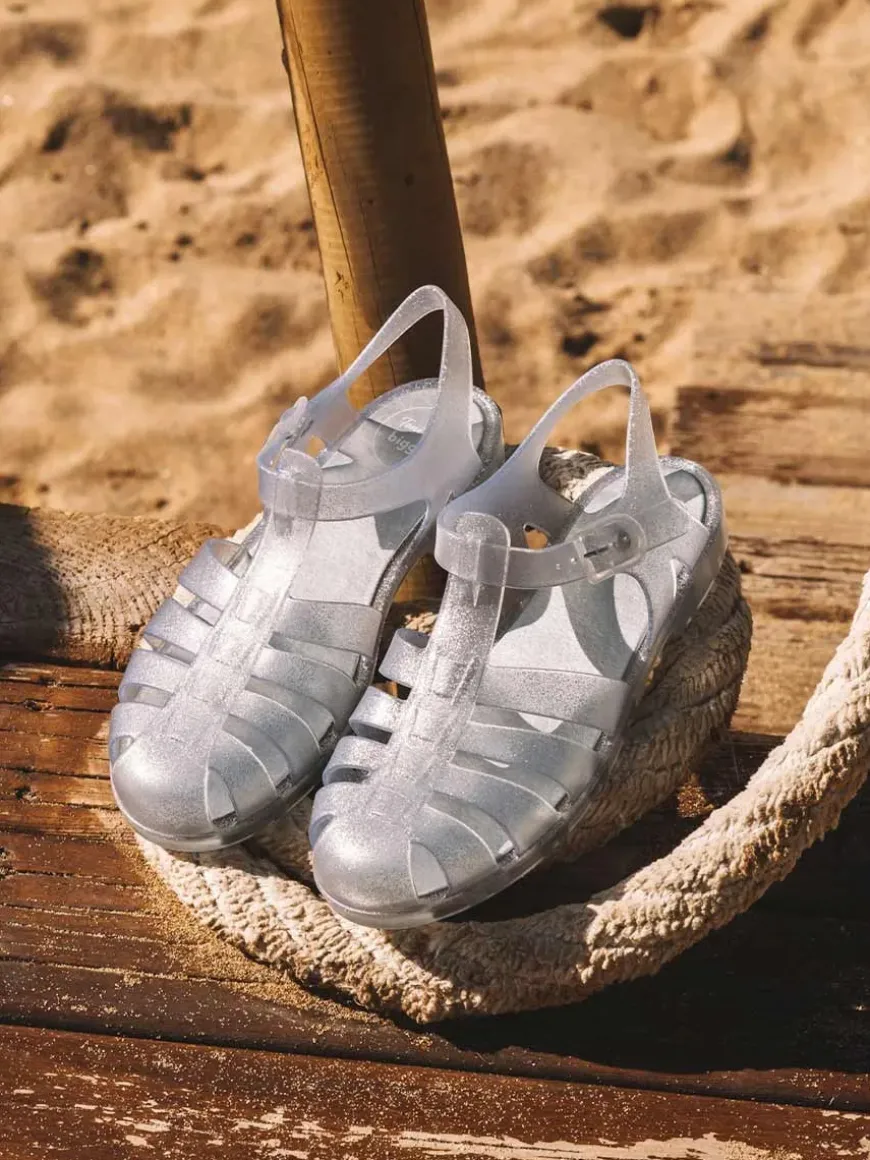 CALA - Women's waterproof jelly sandals with glitter