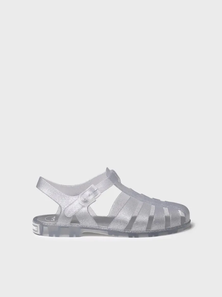 CALA - Women's waterproof jelly sandals with glitter
