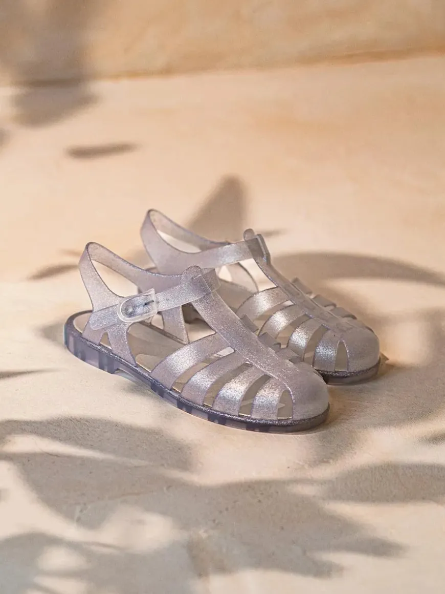CALA - Women's waterproof jelly sandals with glitter