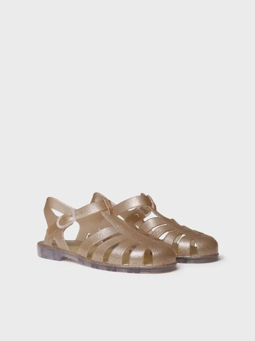 CALA - Women's waterproof jelly sandals with glitter