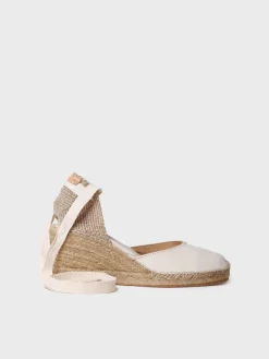 CALONGE - Valencian wedge espadrilles with veins