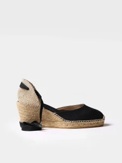 CALONGE - Valencian wedge espadrilles with veins