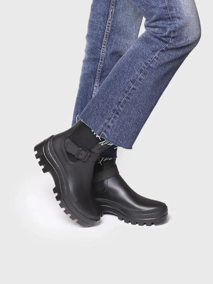 CANBY - Women's rain boot with buckle