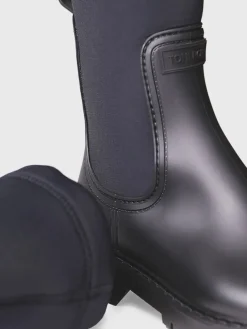 CARDIFF - Rain boot for women in rubber and lycra