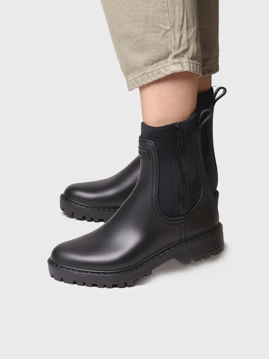 CLAIS - Women's Neoprene and Rubber rain Ankle boot