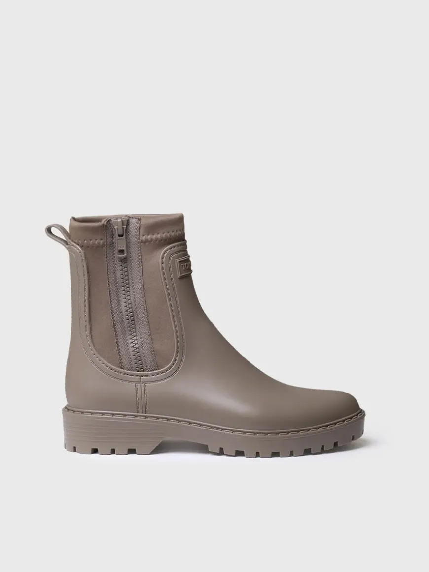 CLAIS - Women's Neoprene and Rubber rain Ankle boot