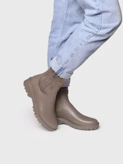 CLAIS - Women's Neoprene and Rubber rain Ankle boot