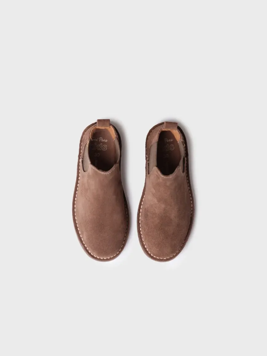 CORA-SY - Chelsea Boot for Kids in Suede