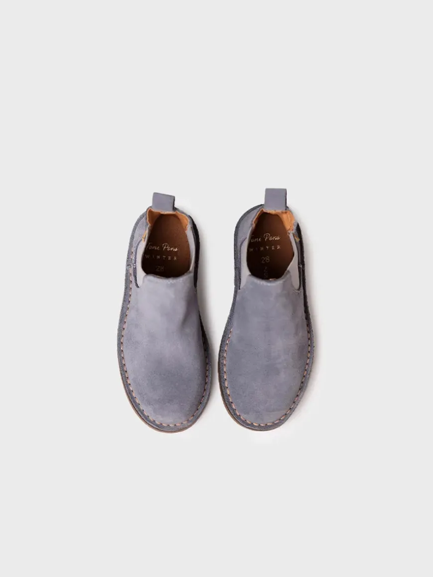 CORA-SY - Chelsea Boot for Kids in Suede