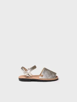 COVA-P - Girl's golden menorquine sandal