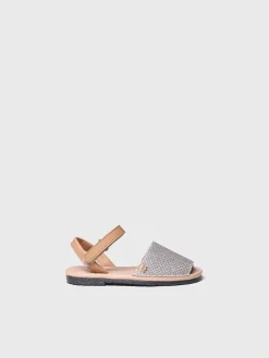 COVA-S - Girl's shiny menorquine sandal
