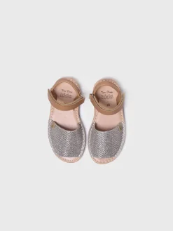 COVA-S - Girl's shiny menorquine sandal