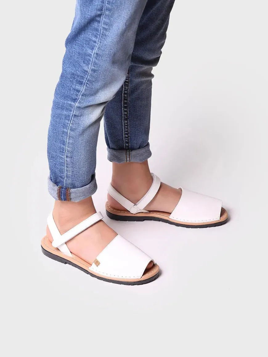 COVA-SA - Children's shoe in leather with velcro closure