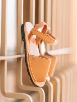 COVA-SA - Children's shoe in leather with velcro closure
