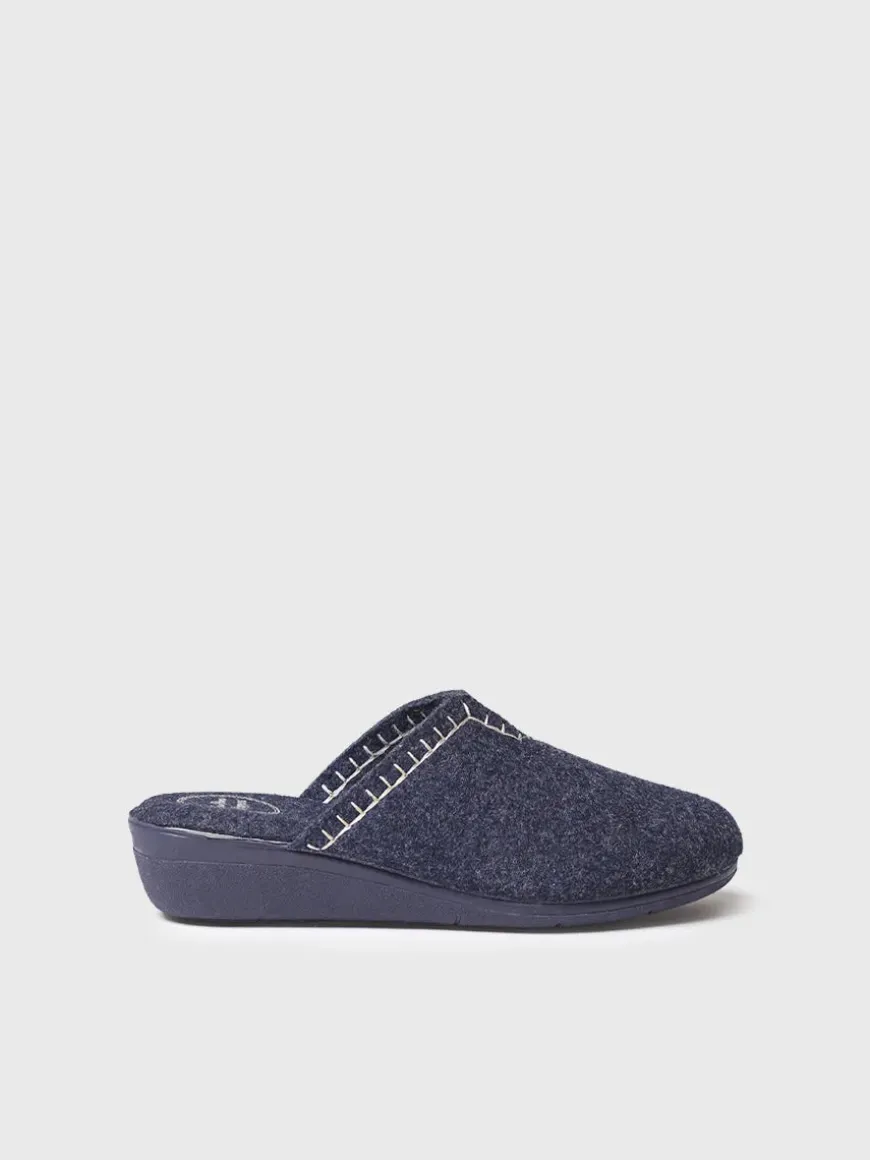CUNIT-FR - Women's clog-style shoe made from recycled felt