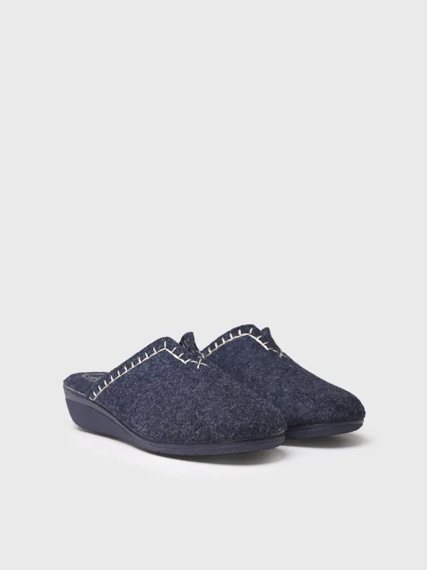 CUNIT-FR - Women's clog-style shoe made from recycled felt