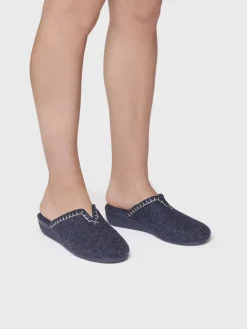 CUNIT-FR - Women's clog-style shoe made from recycled felt