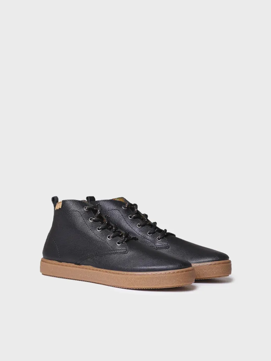 DALTON-PO - Men's Lace-up leather Ankle boots