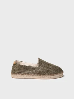 DAMASC - Closed men's espadrille in raffia with jute sole