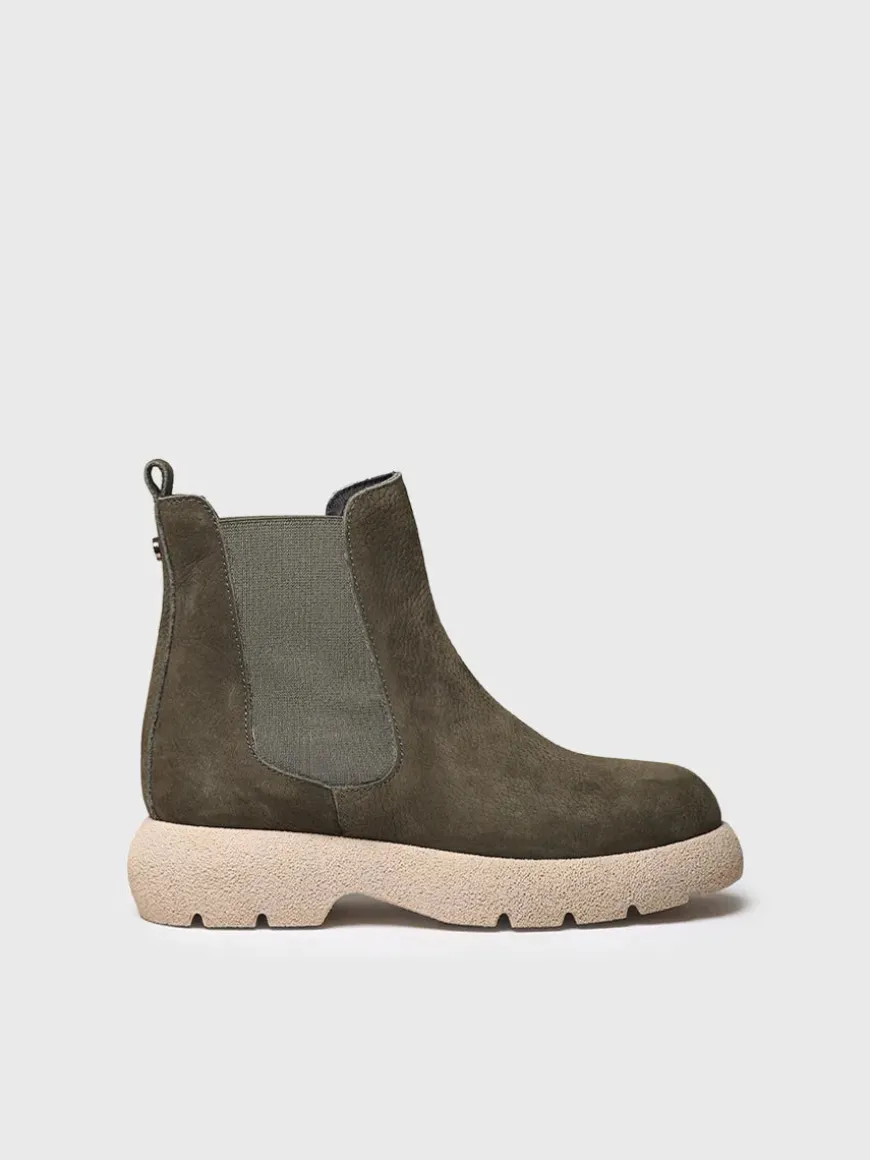 DAVINIA - Suede leather boot for women