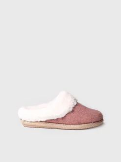DELI-BF - Women's Slippers in felt and Sheepskin