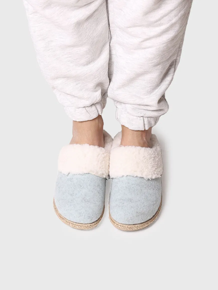 DELI-BF - Women's Slippers in felt and Sheepskin