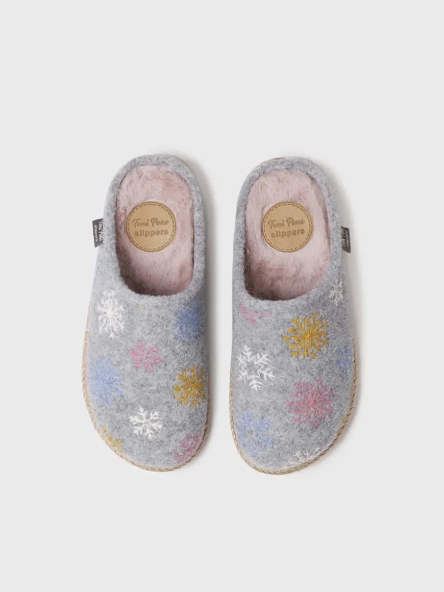 DELI-CP - Women's Slippers in felt
