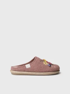 DELI-EF - felt slippers for women with flowers