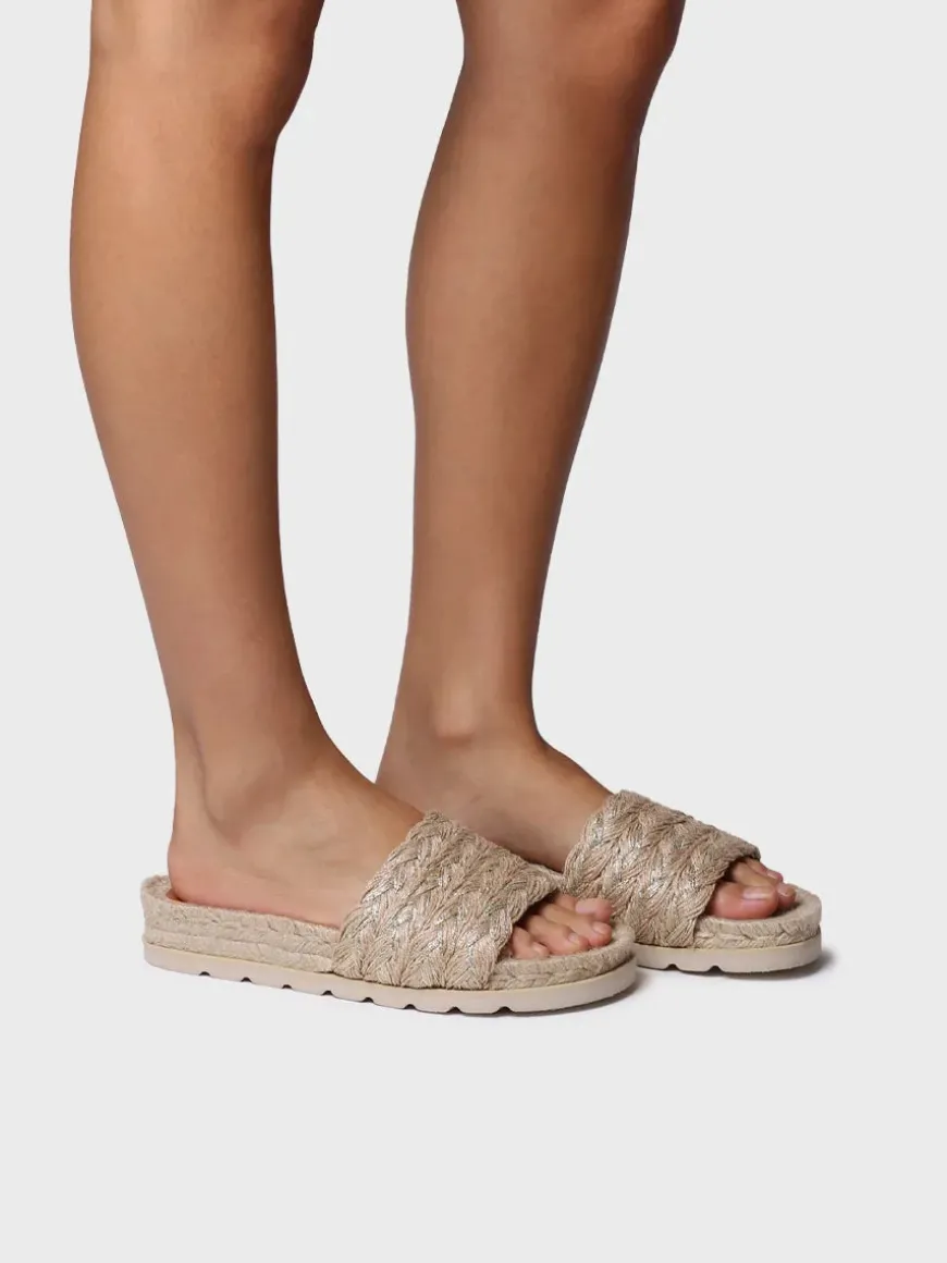 DELTA-PH - Open women's sandal in jute
