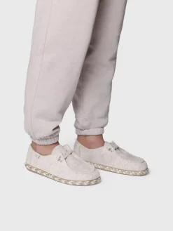 DEMI-FP - Women's slipper in felt with laces