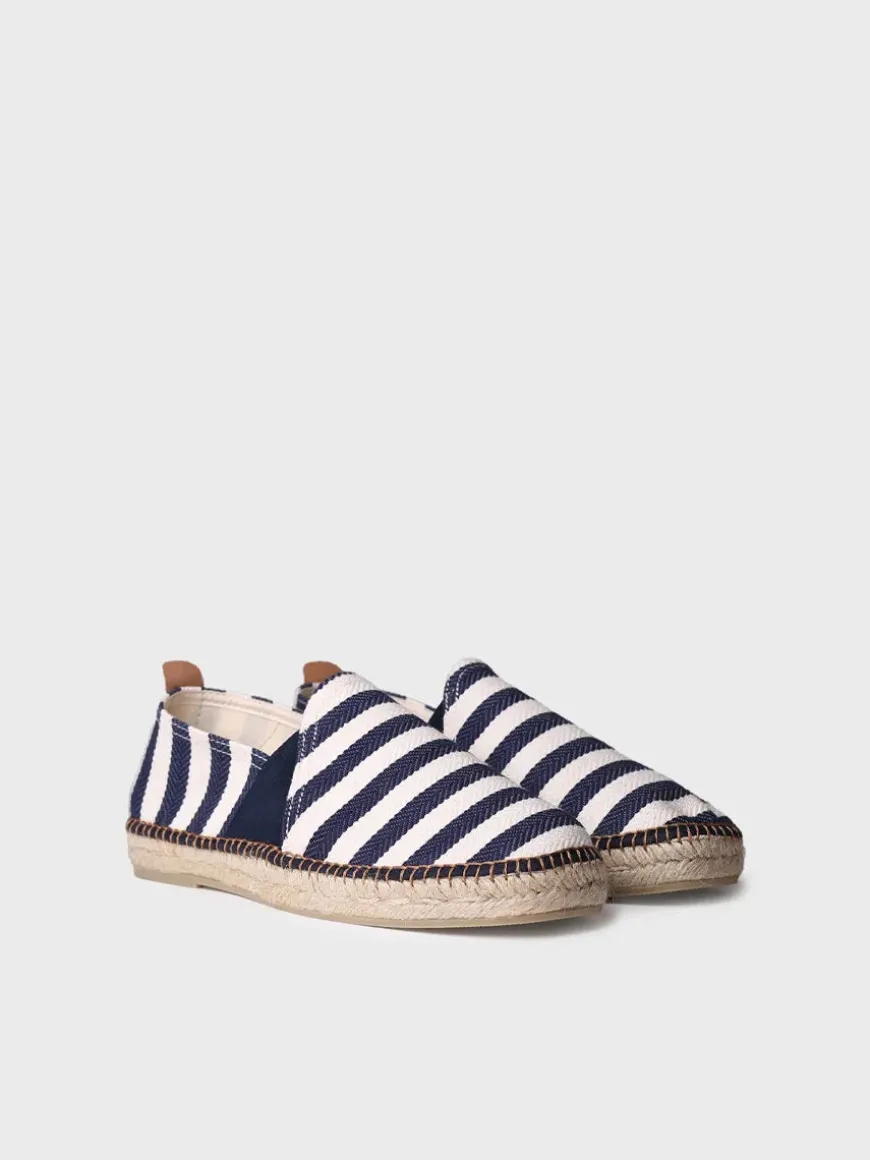 DUSTIN - Men's espadrilles in striped fabric
