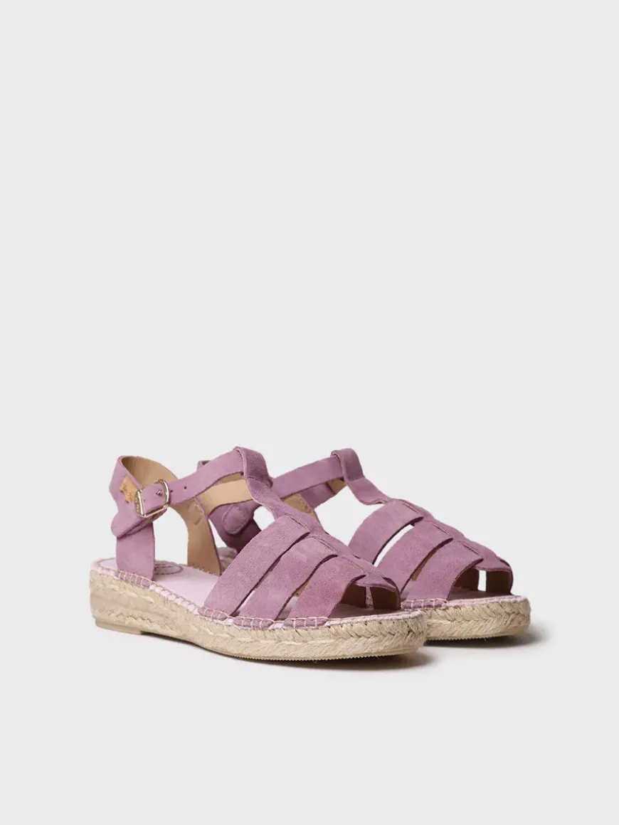 ELENA - Women's suede fisherman sandal