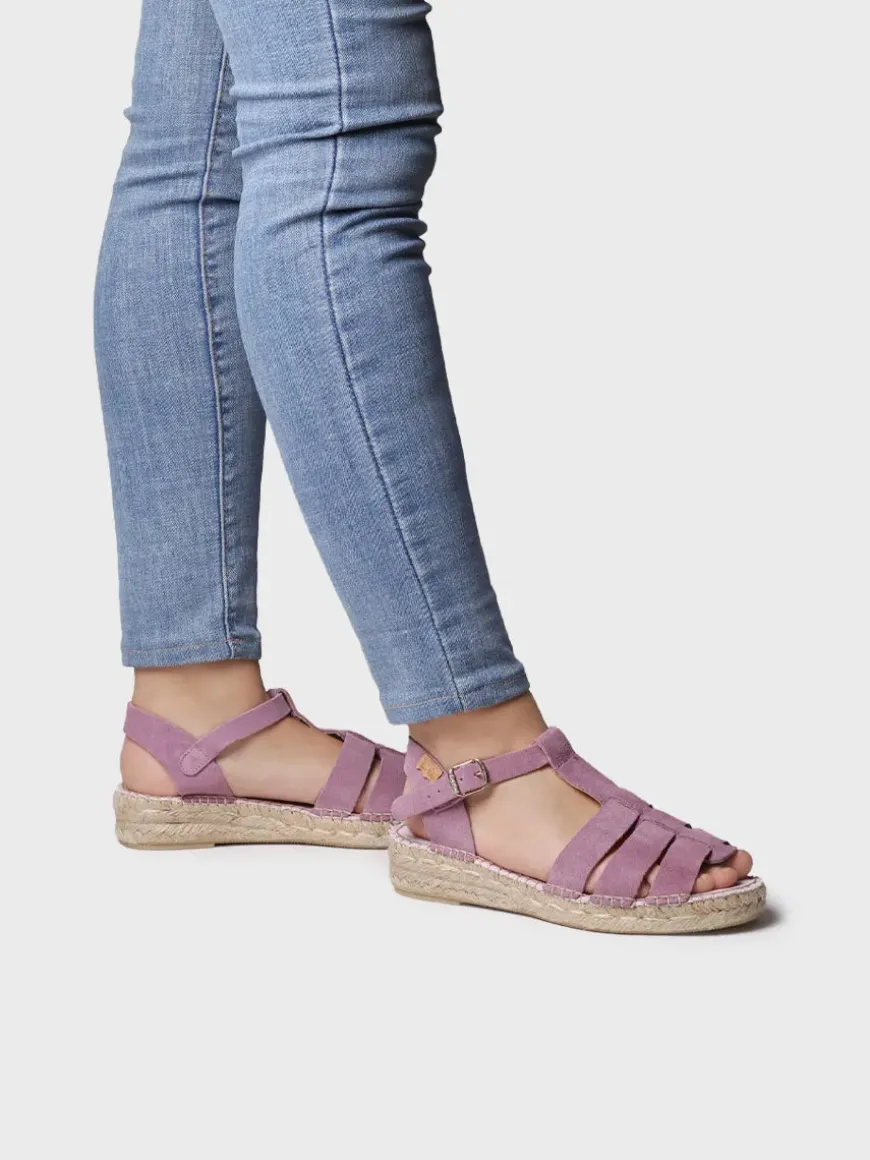 ELENA - Women's suede fisherman sandal