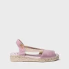 ELLA - Women's flat suede espadrilles