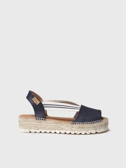 ESTEL-SW - Jute platform sandal for women